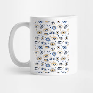 Eyes Pattern - Evil Eye Bead Mug